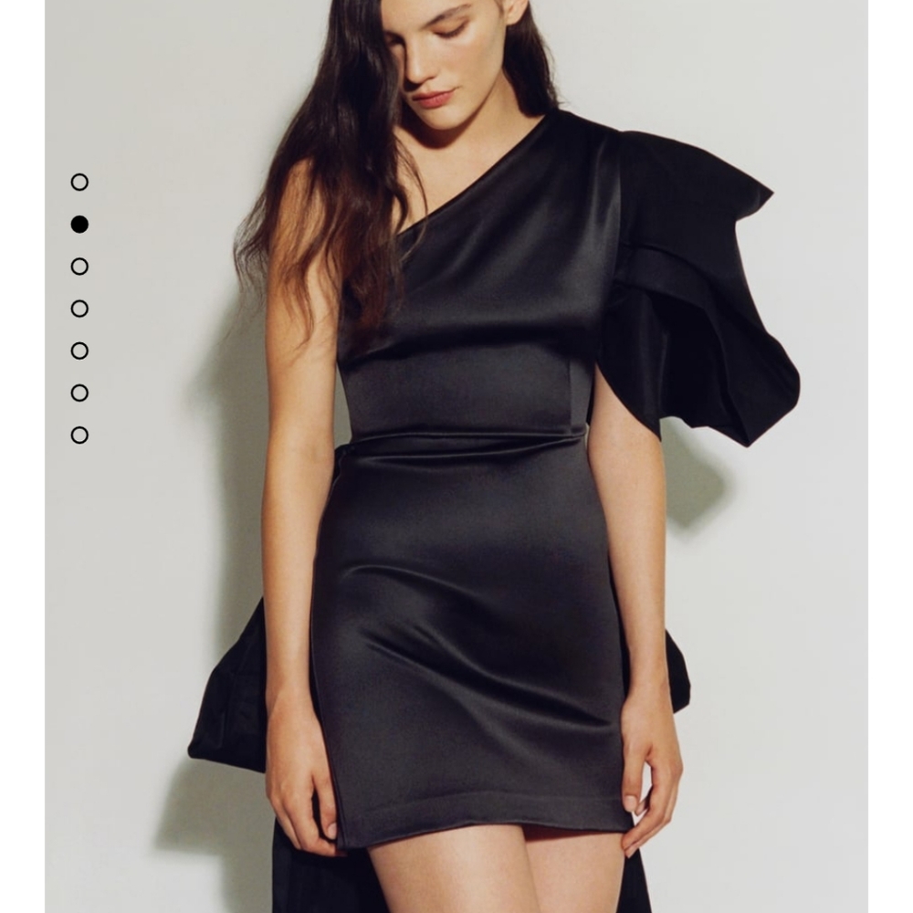 Zara limited edition asymmetrical dress